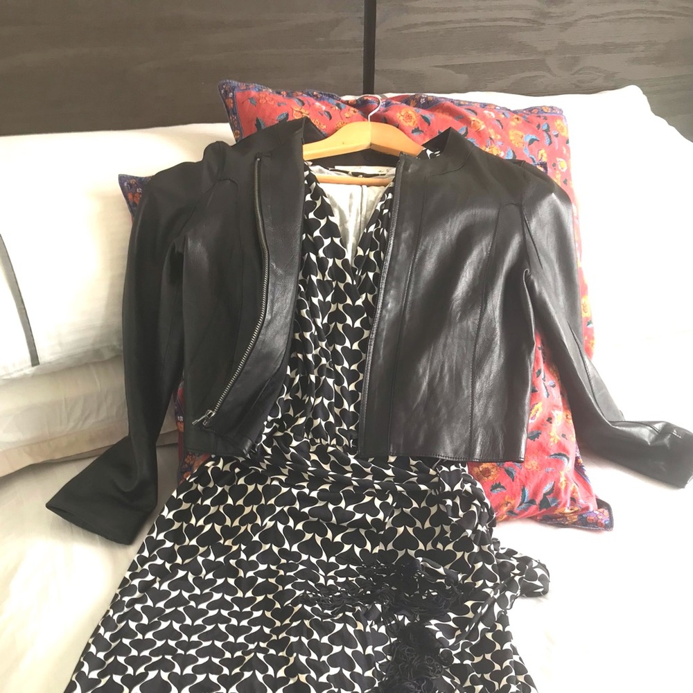 Diane von Furstenburg True Love Heart Print Silk Jersey Dress